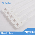 Sello de seguridad de plástico para transporte con impresión láser (YL-S360)